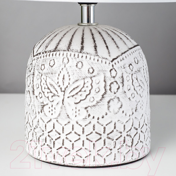 Изображение товара Прикроватная лампа Risalux Каролина 7985080 (белый/черный)