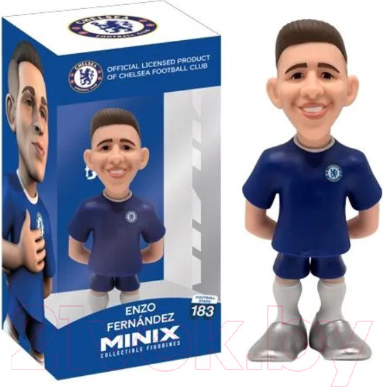 Изображение товара Фигурка коллекционная Minix Футболисты Энцо Фернандес CFC / 15078