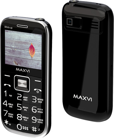 Изображение товара Мобильный телефон Maxvi B6ds up (черный)