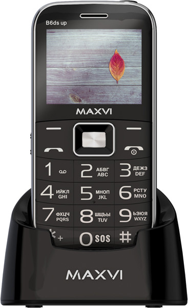 Изображение товара Мобильный телефон Maxvi B6ds up (черный)