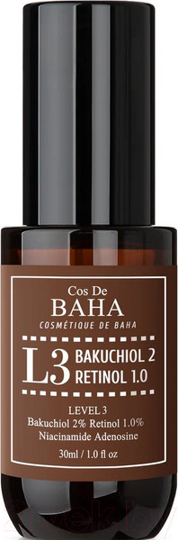 Изображение товара Сыворотка для лица Cos de Baha Bakuchiol & Retinol Serum L3 (30мл)