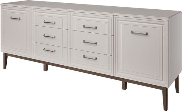 Изображение товара Тумба Bravo Мебель Гориция (персидский жемчуг/лак льняной)