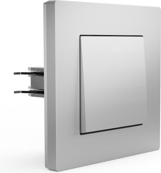 Изображение товара Выключатель Tokov Electric Pixel TKE-PX-V1F-C03 (алюминий)