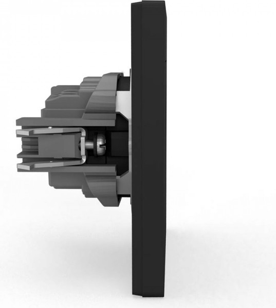 Изображение товара Розетка Tokov Electric Pixel TKE-PX-R1FZSF-C14 (карбон)