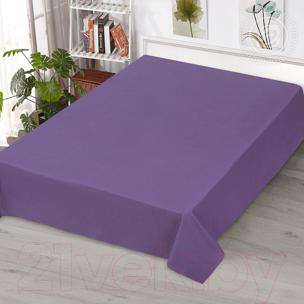 Изображение товара Простыня АртПостель Сливовый 972 (215x150)