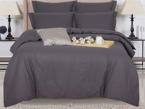 Изображение товара Пододеяльник АртПостель Графит на молнии 975 (215x145)