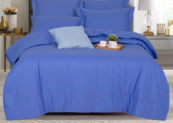 Изображение товара Пододеяльник АртПостель Синий на молнии 975 (215x145)