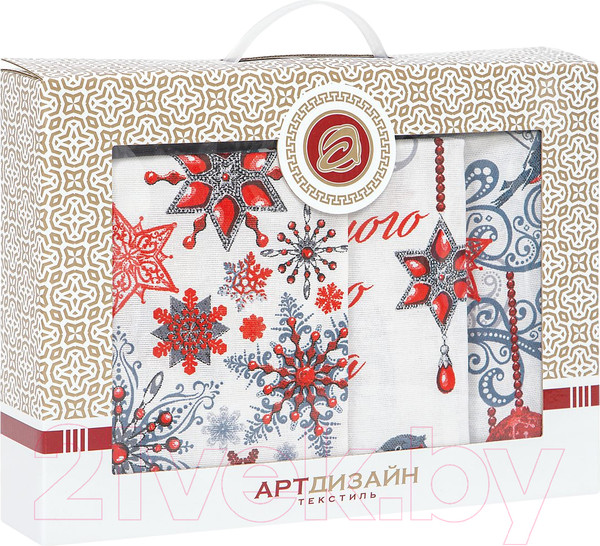 Изображение товара Комплект столового белья АртПостель Снеговики СБ.150.223