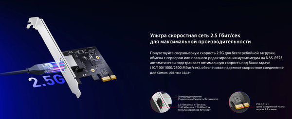 Изображение товара Сетевая карта Cudy PE25
