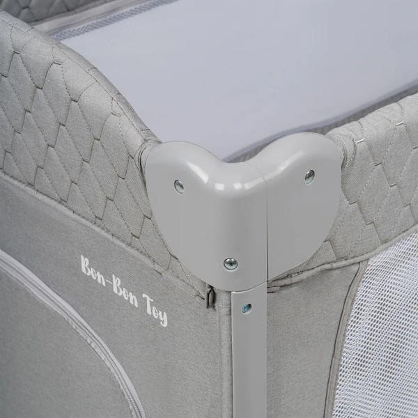 Изображение товара Кровать-манеж INDIGO Bon-Bon Toy (светло-серый)