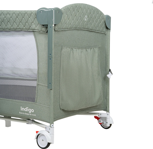 Изображение товара Кровать-манеж INDIGO Bon-Bon (зеленый)
