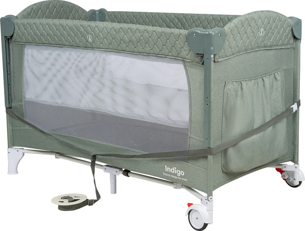 Изображение товара Кровать-манеж INDIGO Bon-Bon (зеленый)