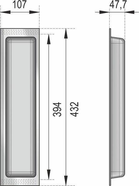 Изображение товара Органайзер для столовых приборов Boyard PC10/GRPH/107x430
