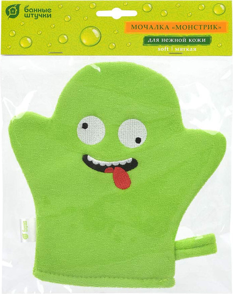 Изображение товара Мочалка для тела Банные Штучки Монстрик / 41453
