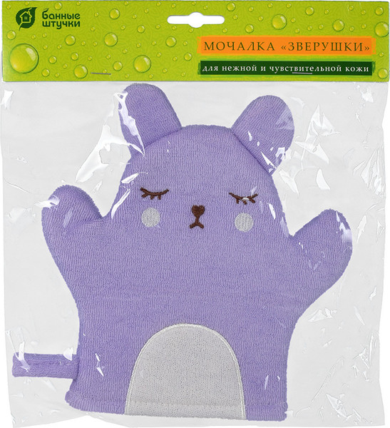 Изображение товара Мочалка для тела Банные Штучки Зверушки / 41363