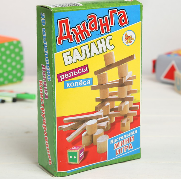 Изображение товара Настольная игра Задира Плюс Падающая башня Баланс / 3809534