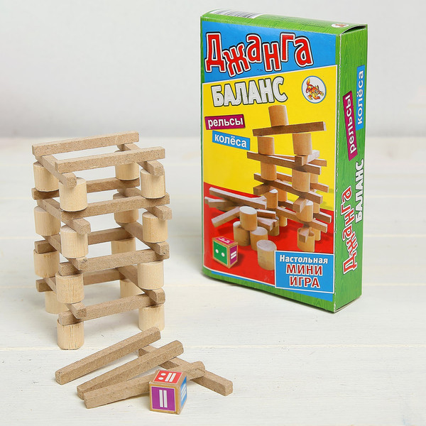 Изображение товара Настольная игра Задира Плюс Падающая башня Баланс / 3809534