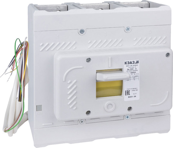 Изображение товара Выключатель автоматический КЭАЗ ВА51-39-341810-250А-1250-690AC-НР230AC/220DC-УХЛ3 / 220778