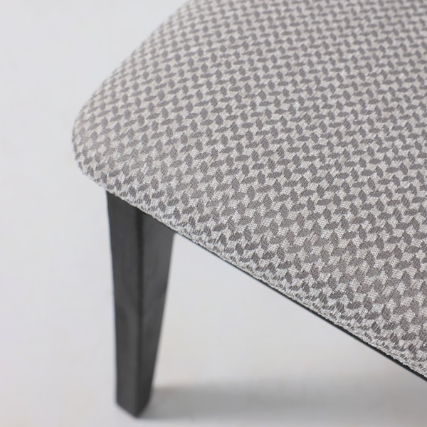 Изображение товара Стул Лидер Мебель Ингольф (черный тон 9/серая ткань аризона дождь 149/2)