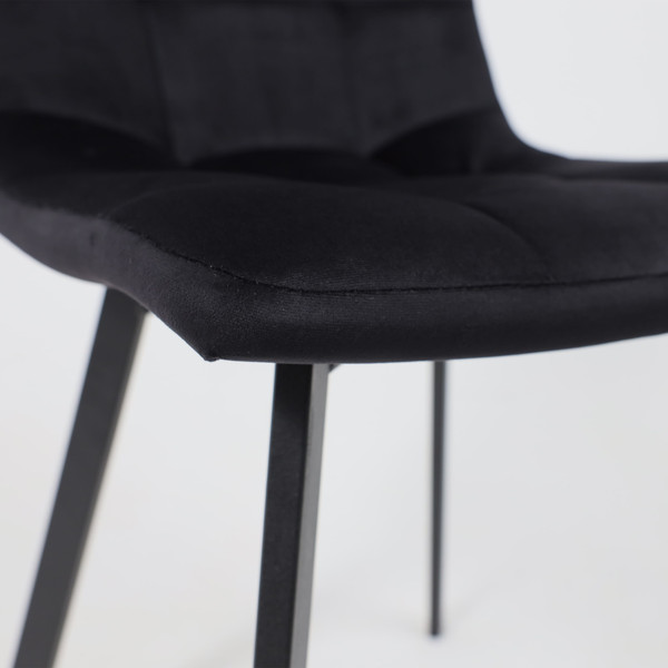 Изображение товара Стул AksHome Рой (Seven 035 черный велюр/черный)