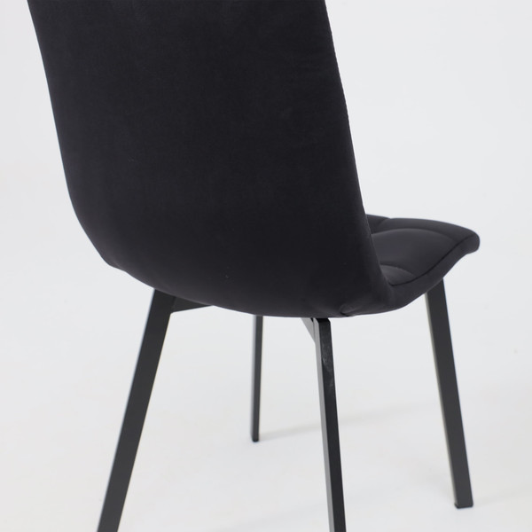 Изображение товара Стул AksHome Рой (Seven 035 черный велюр/черный)