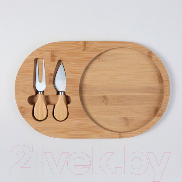 Изображение товара Набор кухонных приборов AksHome Charlie (бамбук)