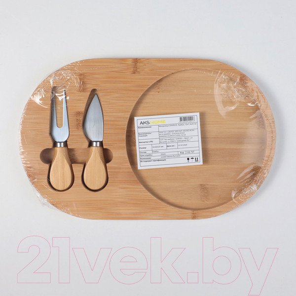 Изображение товара Набор кухонных приборов AksHome Charlie (бамбук)