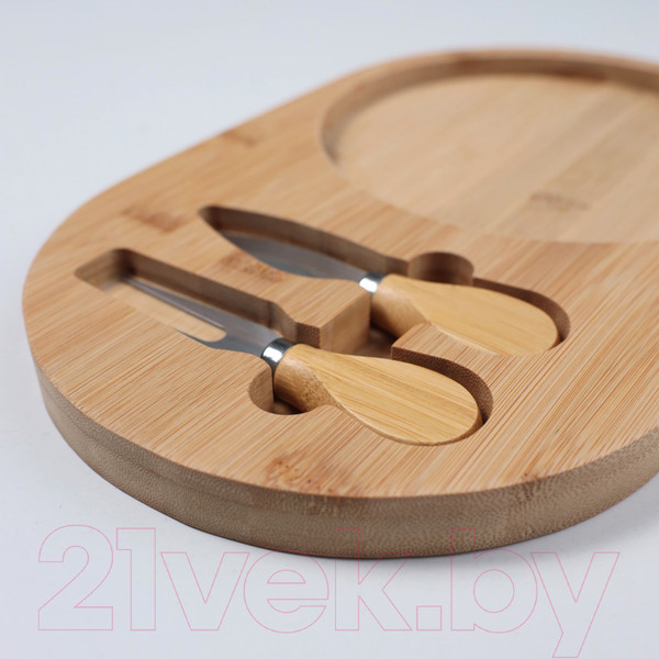 Изображение товара Набор кухонных приборов AksHome Charlie (бамбук)