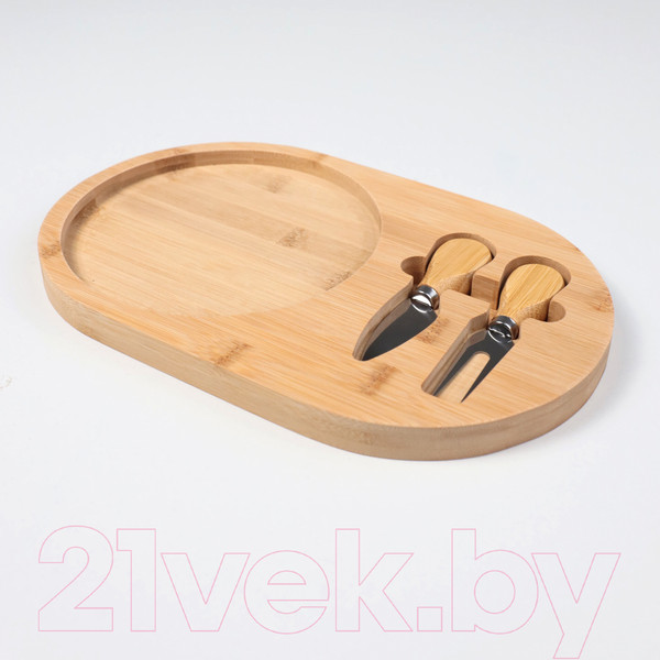 Изображение товара Набор кухонных приборов AksHome Charlie (бамбук)