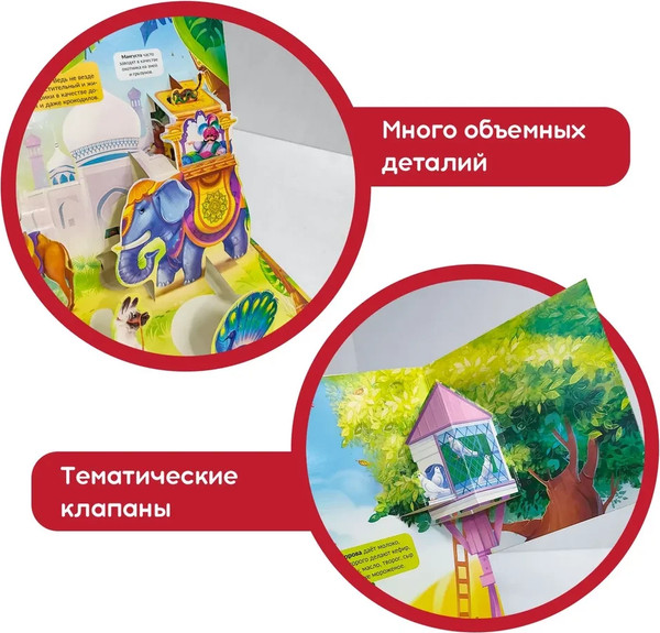 Изображение товара Книжка-панорамка Malamalama Pop Up энциклопедия Ферма, твердая обложка (Макрушина Светлана)