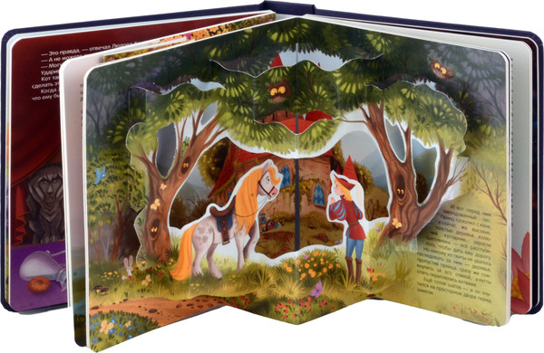 Изображение товара Книжка-панорамка Malamalama Книжная полка. Любимые сказки, твердая обложка (Шарль Перро, Андерсен Ханс Кристиан)