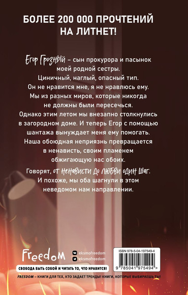 Изображение товара Книга FreeDom Зажигая пламя, твердая обложка (Сорока Кира)