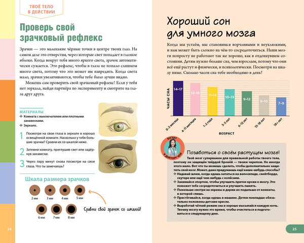 Изображение товара Энциклопедия Эксмо Тело человека. Домашняя лаборатория для детей, твердая обложка (Бетти Чой)