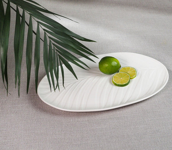 Изображение товара Блюдо Stenova Home Bali 61310161 (белый фарфор)