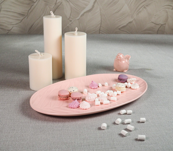 Изображение товара Блюдо Stenova Home Bali 61310163 (розовый фарфор)