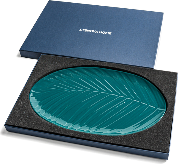 Изображение товара Блюдо Stenova Home Bali 61310164 (зеленый фарфор)