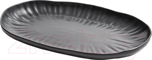 Изображение товара Блюдо Stenova Home Lotus 61311166 (черный фарфор)
