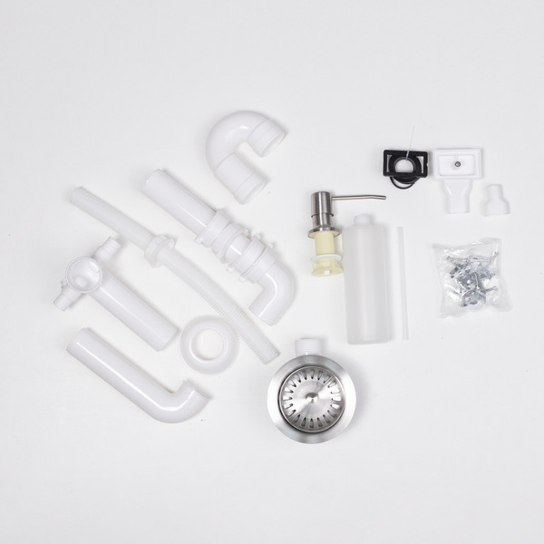 Изображение товара Мойка кухонная AKS Прямоугольная PVD покрытие универсальная 52x45 (сатин)