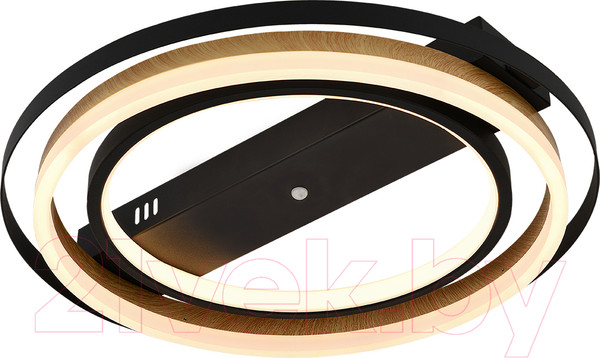 Изображение товара Потолочный светильник ESCADA 10247/2LED (черный/дерево)