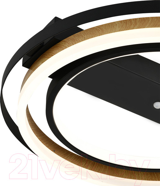 Изображение товара Потолочный светильник ESCADA 10247/2LED (черный/дерево)