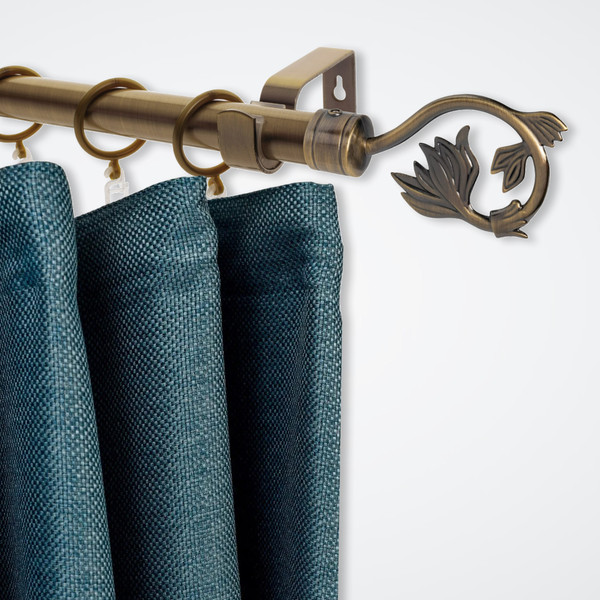 Изображение товара Карниз для штор Sundays Home Лайт Ветка 25мм однорядный (антик, 1.6м)