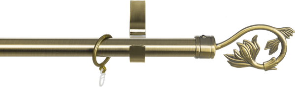 Изображение товара Карниз для штор Sundays Home Лайт Ветка 25мм однорядный (антик, 1.6м)