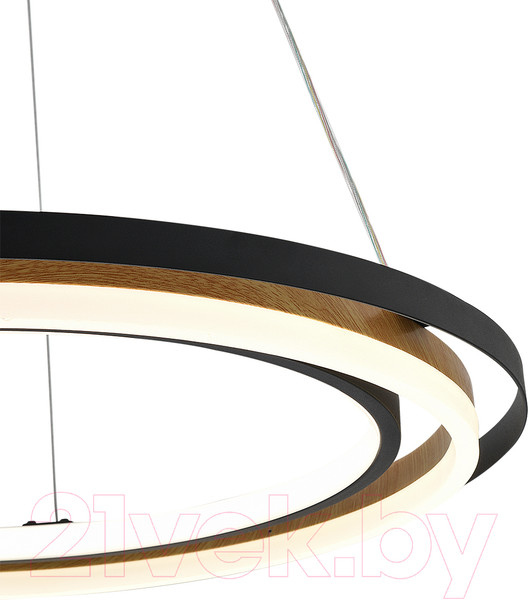 Изображение товара Потолочный светильник ESCADA 10248/2LED (черный/дерево)