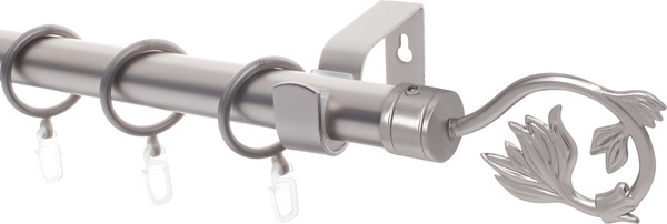 Изображение товара Карниз для штор Sundays Home Лайт Ветка 25мм однорядный (сатин, 1.6м)