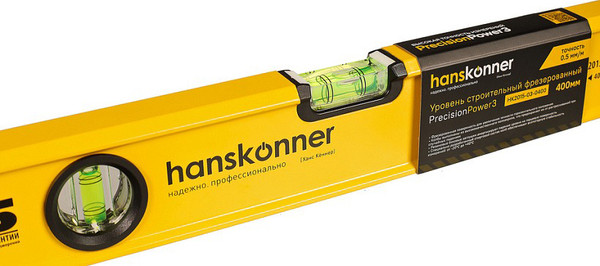 Изображение товара Уровень строительный Hanskonner HK2015-03-0400