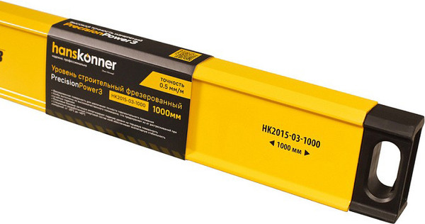 Изображение товара Уровень строительный Hanskonner HK2015-03-1000