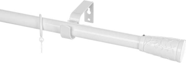 Изображение товара Карниз для штор Sundays Home Лайт Византия 25мм однорядный (белый глянец, 2м)