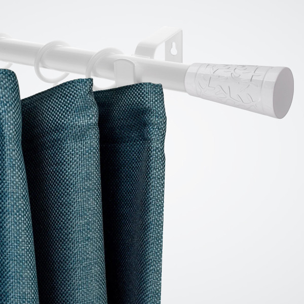 Изображение товара Карниз для штор Sundays Home Лайт Византия 25мм однорядный (белый глянец, 2м)