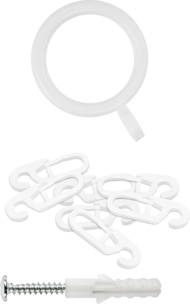 Изображение товара Карниз для штор Sundays Home Лайт Византия 25мм однорядный (белый глянец, 2м)