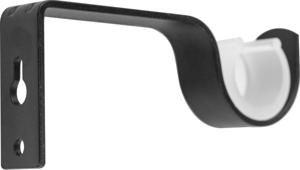 Изображение товара Карниз для штор Sundays Home Лайт Византия 25мм однорядный (черный матовый, 2.4м)